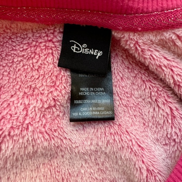 DISNEY Pink Minnie Mouse Soft Fleece PJ Sweater - Large - Picture 8 of 14